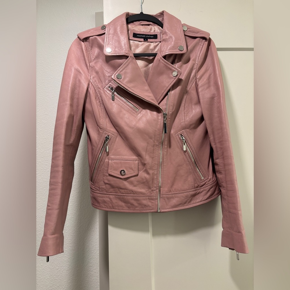 Wilsons Leather Genuine Leather Moto Jacket